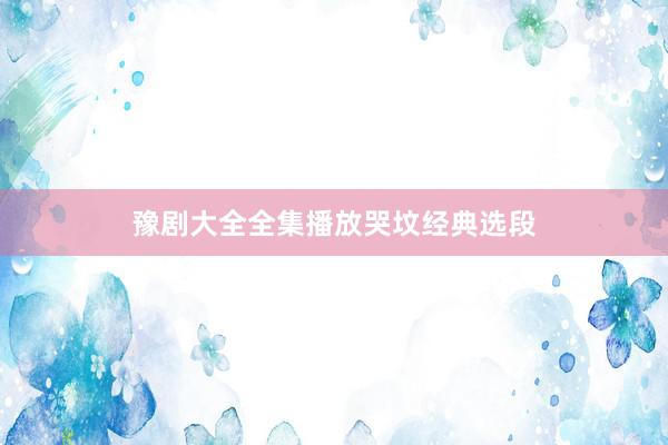 豫剧大全全集播放哭坟经典选段